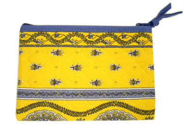 Provence Quilted Pouch PM (Marat d'Avignon / Avignon. yellow) - Click Image to Close